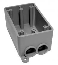 Multi Fittings Corp 078232 - 1/2" PVC FSS SING. GANG BOX KRALOY