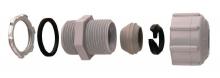 Multi Fittings Corp 278100 - 1/2" PVC THR STRAIN RELIEF CONNECTOR KRALOY