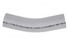 Multi Fittings Corp 078570 - 2 1/2"x30D PVC STD ELBOW SPxSP SCH40 KRALOY