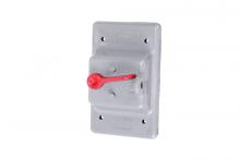 Multi Fittings Corp 078900 - PVC WP SING. GANG COV. TOGGLE SWITCH KRALOY