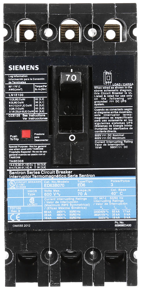SIEMENS ED63B070
