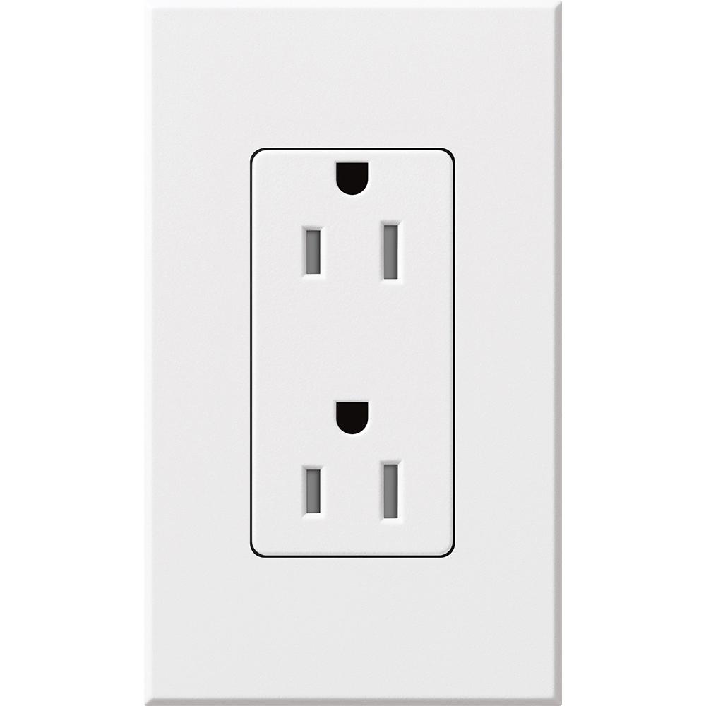 NT 15A TAMPER RESIST RECP WHITE