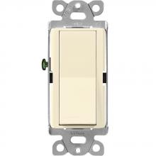Lutron Electronics CA-3PS-AL - CLARO ACC 3-WAY SWITCH 15A ALMOND