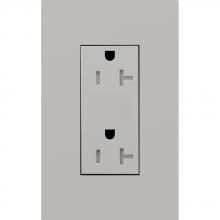 Lutron Electronics LTR-20-TR-GR - DUPLEX 20A TR RECEPTACLE GR NO FP