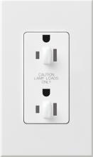 Lutron Electronics NTR-15-DDTR-WH - NOVAT 15 A TMPR RESIST DUAL DIM RECPT WH